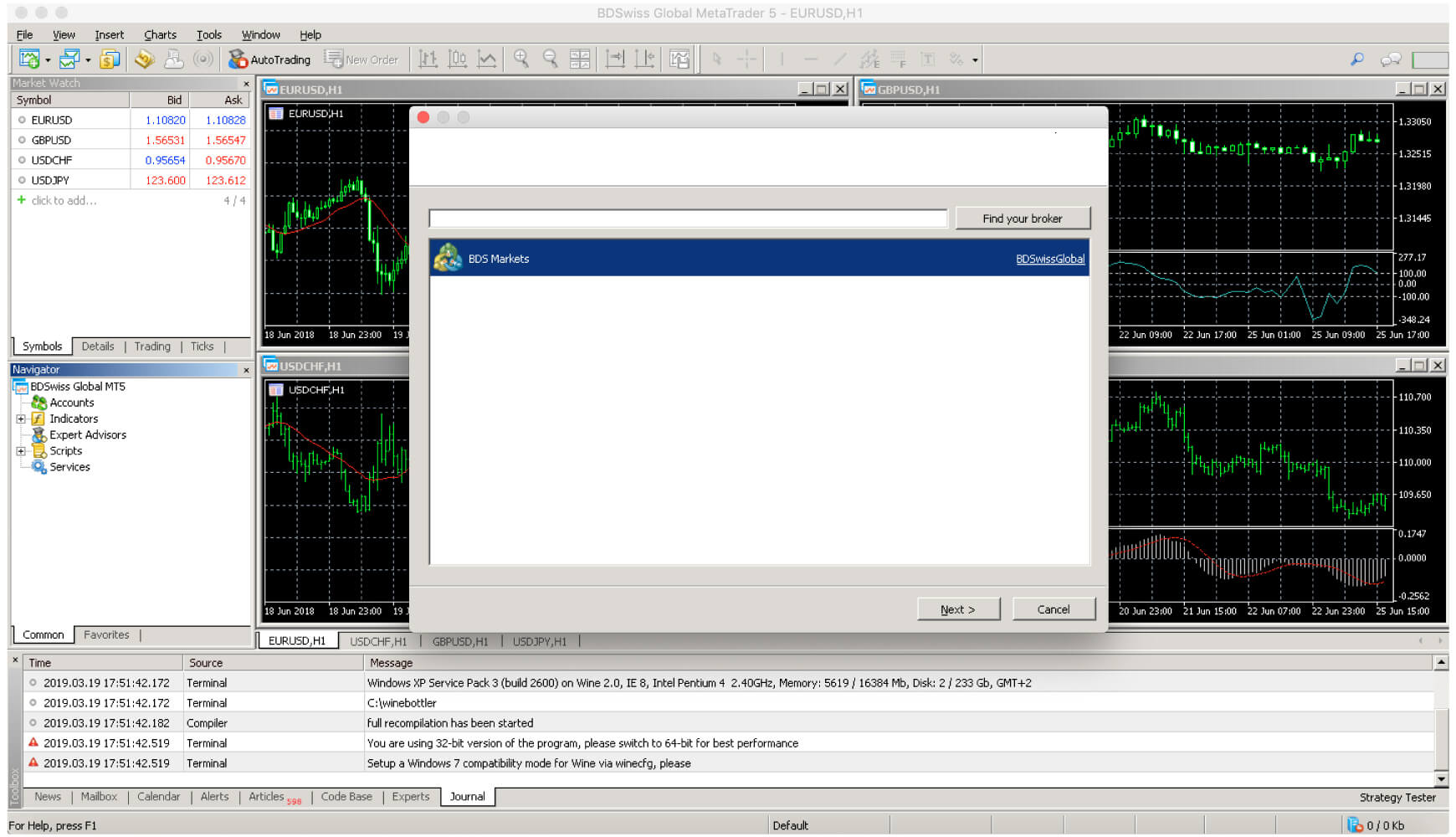 BDSwiss MT5 MAC